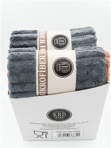 KRD HOME 3LÜ MİKROFİBER BEZ  PK:20